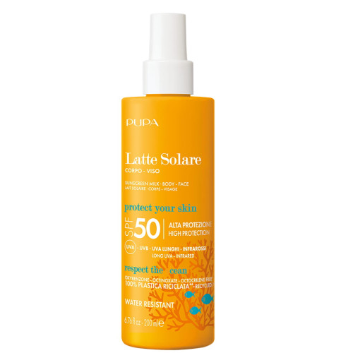 Pupa - Lait Solaire Corps Visage SPF 50 - 200 ml