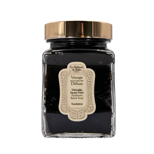 La Sultane de Saba - Véritable Savon Noir à l'huile essentielle d'Eucalyptus 300 ml