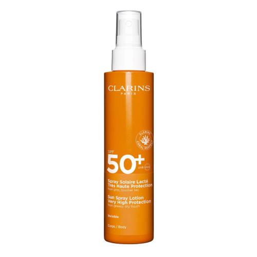 Clarins - Spray Solaire Lacté Très Haute Protection Corps SPF50+ 150ml